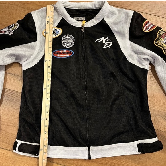 Harley-Davidson Women’s - 2 in 1 Nylon Riding Jacket Size L Embroidered Patches - Picture 14 of 16